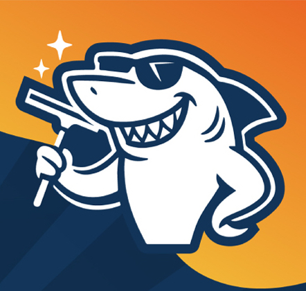 Squeegee Shark Logo